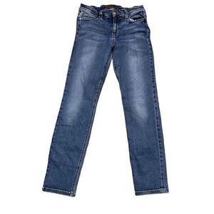 Joe's Jeans Women's Ankle Cigarette Jeans Straight Ankle Size 26 Blue Distressed